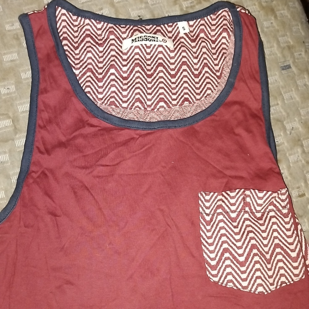NWOT Missoni Zig-Zag Pattern Tank